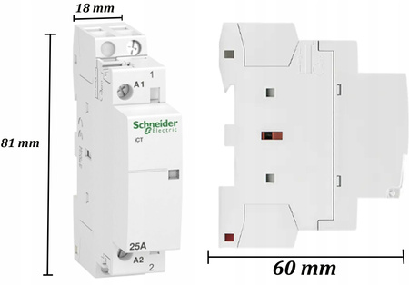 Modulares Schütz 25A 1P Schneider IP20 Relais