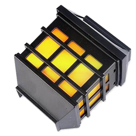 Wandleuchte Solar LED Gartenfassadenleuchte IP44 mit Flammeneffekt