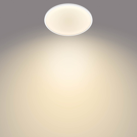 LED Plafond Deckenleuchte SUPERSLIM 15W 2700K 25cm Dimmbar Weiß PHILIPS