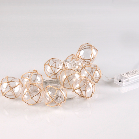 Batteriebetriebene LED-Gartengirlande 2,1 m betrieben mit 2xAA AHNE GOLDLUX Batterien (Polux)