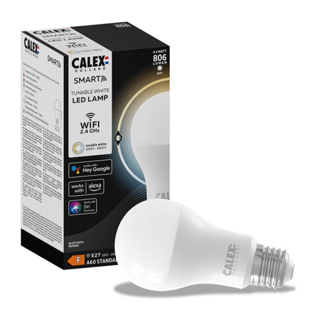 E27 SMART WiFi LED Lampen 9,4 W 806 lm CCT TUYA CALEX