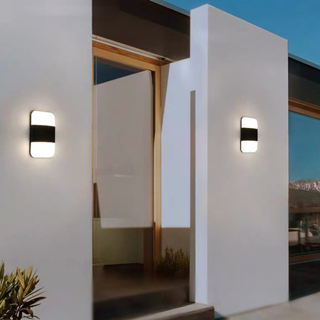 Gartenlampe LED Elevation Wandleuchte 2x7W 4000K IP54 CARINA