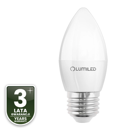 6x LED Lampen E27, Glühbirne B35 8W = 60W 806lm 180° 4000K neutral LUMILED