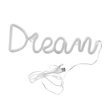 Dekorative LED Batterie Lampe 3W Weiß Neon Sanico Goldlux