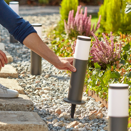 Basisset PEDESTAL GardenLink-Leuchten 3x6W 12V 2700K IP44 Anthrazit PHILIPS