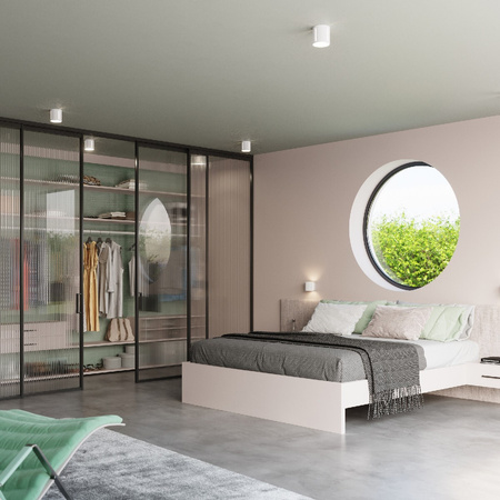 Aufbaustrahler INEZ G9 Spot Tuba Weiß SOLLUX