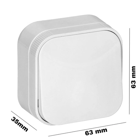 ToDo-Schalter Schalter EINPOLIG Aufputz IP20 ORNO WEISS