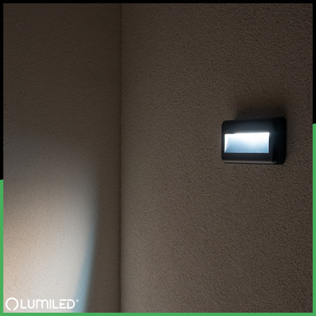 Außen Garten Treppe Wandleuchte CCT 3000-6500K LED 4W IP65 VIREO LUMILED