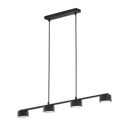 DALLAS BLACK Kronleuchter Hängeleuchte Deckenleuchte Schwarz Modern 4xGX53 6244 TK Lighting