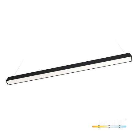 LED-Deckenleuchte 40W 4800lm CCT Schwarz Koline Kobi