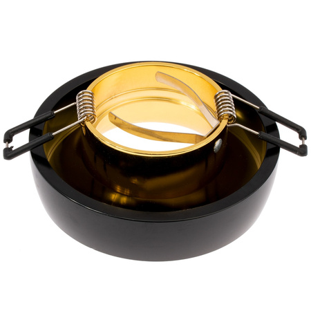 Halogen-Deckenleuchte ELNIS L MR16 GU10 schwarz und gold Kanlux