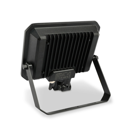 LED-Flutlicht 50W 4750lm 5000K Kalt mit Bewegungs- und Dämmerungssensor Schwarz mit Milchglasschirm Videx