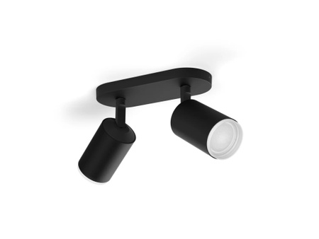 Philips HUE Weiß und Farbe Ambiance Fugato Lampe 2x4.2W Bluetooth Zigbee