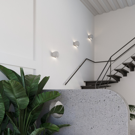 Wandleuchte Wandleuchte 2x G9 Beton Grau GLOBE Persisch Indigo SL.1362 Sollux