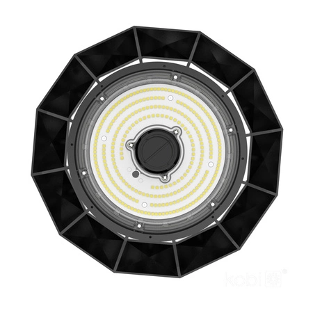 High Bay LED Industrieleuchte 200W 36000lm 4000K Neutral Schwarz IP65 IK09 Anica Pro Kobi