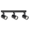 Wand- und Deckenstrahler Leuchte 3x GU10 Schwarz LYNX Sanico Goldlux