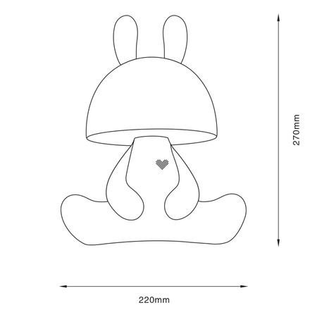 LED Dekorative Lampe 2.5W 59lm 4000K Neutral Schwarz Gold Dimmbar Fancy Sanico Goldlux