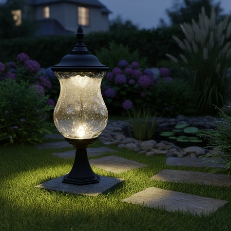 LED-Gartenlampe MARSYLIA 9W 3000K Schwarz 54cm - GOLDLUX (Polux)