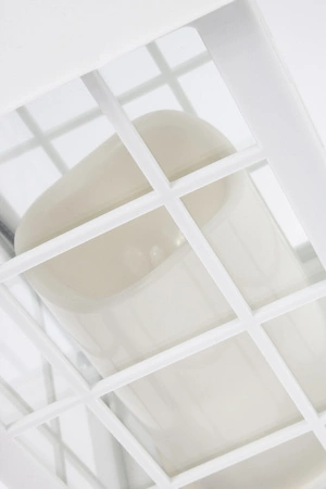 Solar-LED-Gartenlampe Hängelaterne Weiß 27 cm