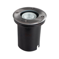 Garten-Überlauf-Bodenleuchte MORO N GU10 IP67 Rund Silber Kanlux