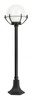 Outdoor-Gartenlampenmast LATERNE E27 Kugeln mit Korb 200 K 5002/2/KPO 102 cm schwarz Su-Ma