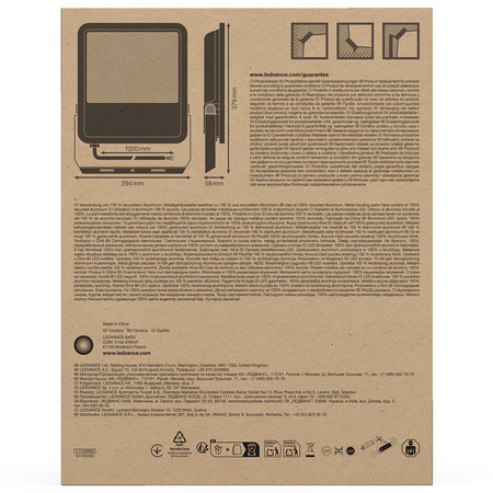 LED-Flutlicht 133W 20000lm 6500K IP66 Weiß LEDVANCE Flutlicht