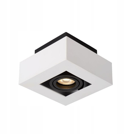 Aufputz-Halogenröhre Reflektor Spot GU10 Quadratisch Beweglich Weiß Schwarz Nemo Masterled