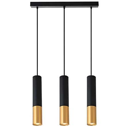 KEON Decke Pendelleuchte 3xGU10 Einstellbar Schwarz und Gold MASTERLED