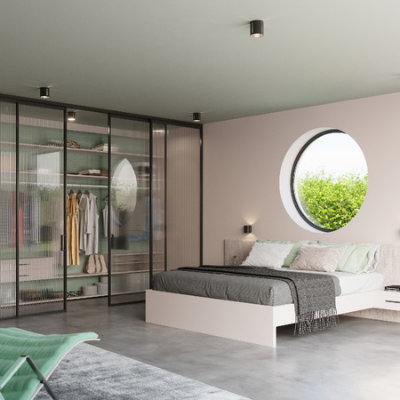 Wandleuchte INEZ G9 Rohr oben/unten Modern Schwarz SOLLUX