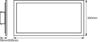 LED-Panel 28W RGB SMART+ WIFI PLANON PLUS 600X300 LEDVANCE