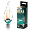 LED-Lampe E14 Kerze BA35 2,2W 470lm = 40W 2700K warmweiß 360° Filament Energieklasse A LUMILED