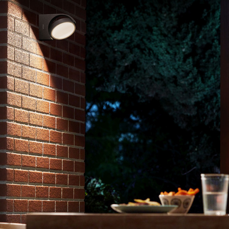 Gartenleuchte LED Wandleuchte MIMOZA myGarden 7W 2700K IP44 Beweglich Anthrazit PHILIPS