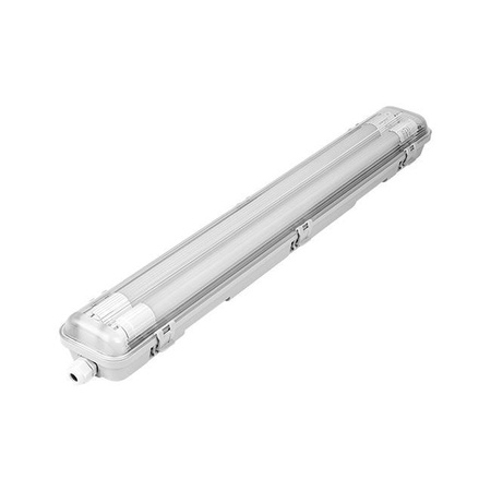 Flammenhemmend 2x T8 IP65 Transparent 60cm Masterled