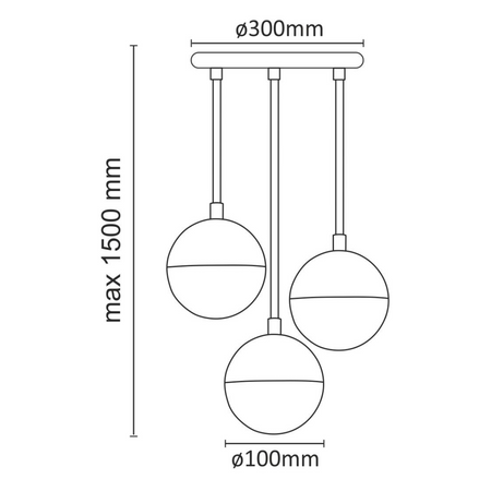 Hängende Deckenleuchte Amarillo 3xG9 glänzendes Silber GLAMOUR
