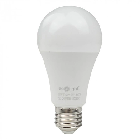 LED-Lampe A60 E27 15W 1350lm 4000K Neutral Ecolight