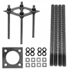 BASE SV 200x200mm KOBI Justierbarer Fundamentanker für Stützen