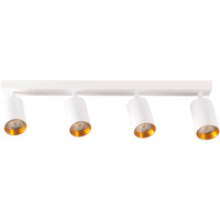 Streifenlampe Decken- und Wand-LED-Leuchte 4 xGU10 MARIBEL Weiß GOLDLUX (Polux)