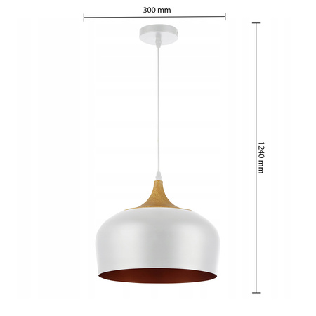 Lumina Masterled E27 Weißgold Bronze Pendelleuchte für die Decke