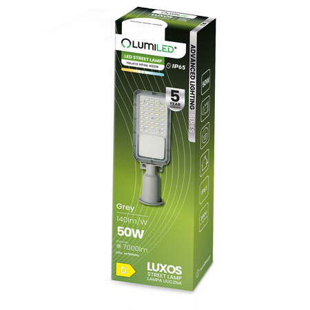 LED-Straßenlampe 100W, Industrielle Straßenleuchte 14000lm 4000K IP65 Advanced Lighting Series LUMILED