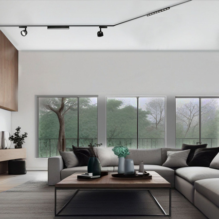 Magnetische Stromschienenbeleuchtung KIT 4x 2M Streifen + 12X LED Reflektor