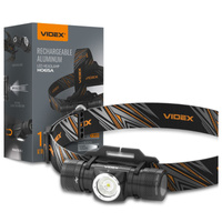 VIDEX Stirnlampe 10W Li-ion 1x18650 2200mAh