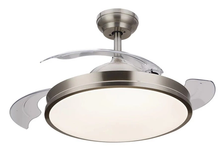 LED-Deckenleuchte Plafond mit Ventilator ATLAS 28W + 35W CCT + Fernbedienung Satin PHILIPS