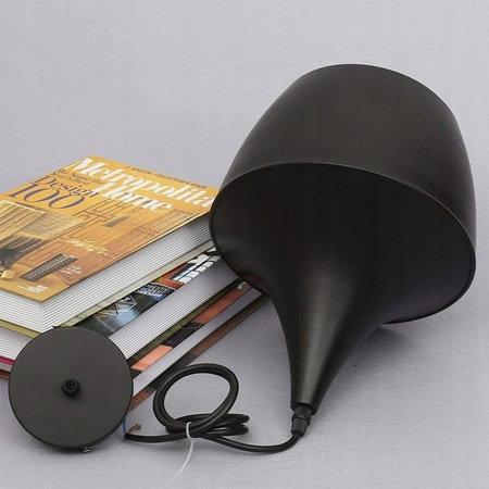 Masterled Deckenleuchte Hängelampe E27 Schwarz Gold Karo