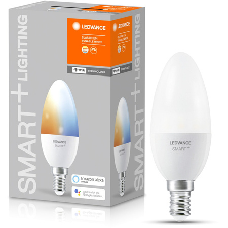 E14 B35 LED Lampen 5W 470lm CCT LEDVANCE SMART+ WiFi Dimmbar