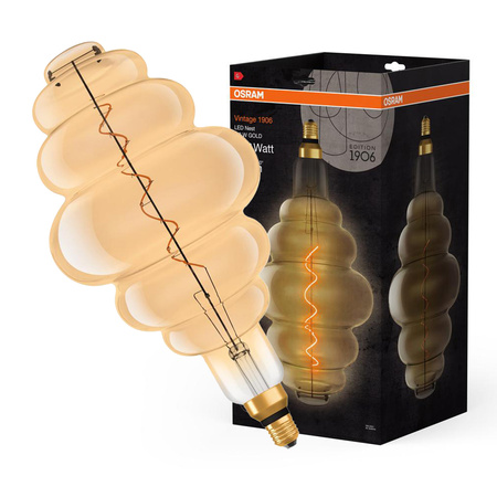 Dekorative Leuchtmittel E27 NEST 4,8W = 33W 360lm 2200K Warm 320° Filament dimmbar OSRAM Vintage 1906