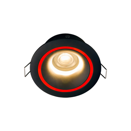 HALOGEN-Leuchte Unterputz-Hermetik-Unterputzleuchte FOXTROT 8374 GU10 Schwarz IP54 FEST