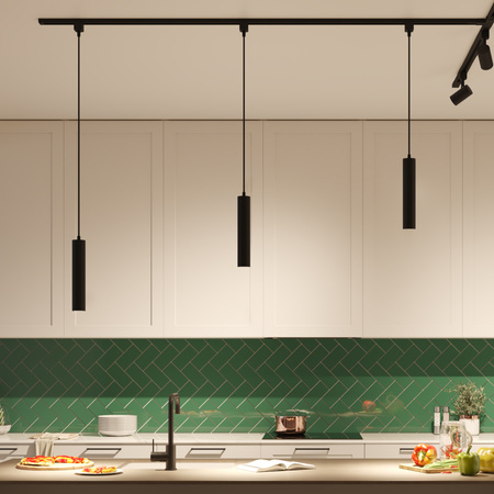 Lampenadapter für LED-Beleuchtungssammelschienen einphasig schwarz EasyLink Philips