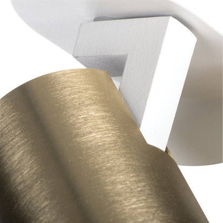 Deckenleuchte Reflektor GU10 Verstellbar Rund Weiß Gold Laurin Kanlux