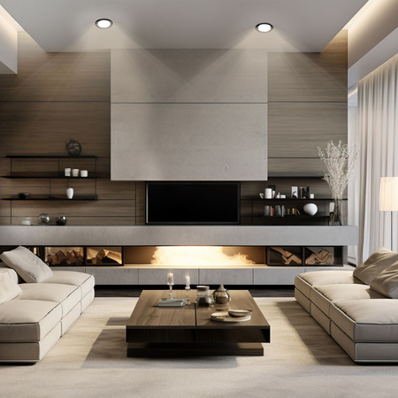 Unterputzmontage GX53 LED Schwarz Videx