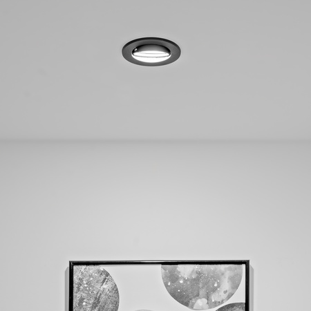 Runde Halogen-Einbauleuchte AURELI Graphitblech MR16 GU10 LUMILED